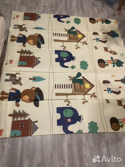 Складной детский коврик непромокаемый 180*200