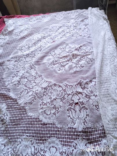 Скатерть. Ретро, винтаж не крючок. 165х170