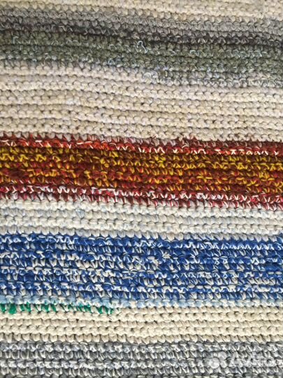 Плед вязаный крючком