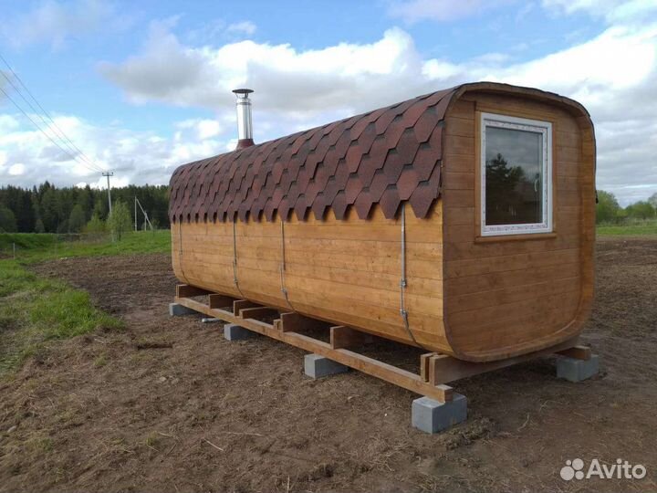 Баня квадро 6 метров