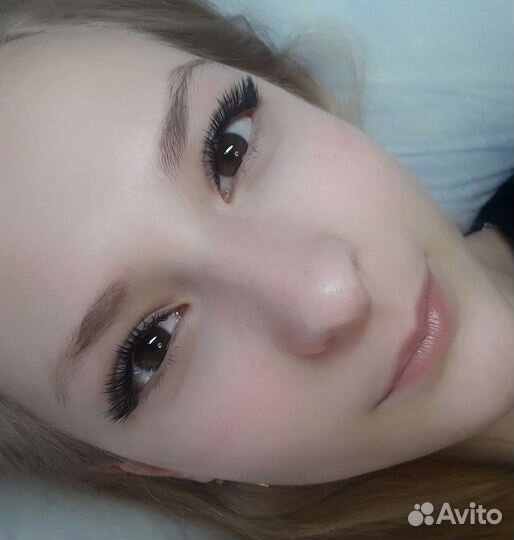 Наращивание ресниц на дому