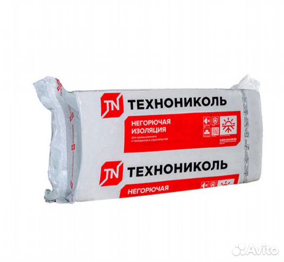 Утеплитель Технолайт 100х600х1200 мм 4,32 кв.м