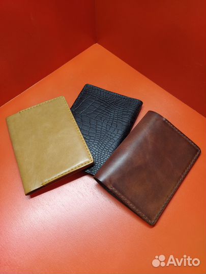 Обложка для автодокументов натуральная кожа