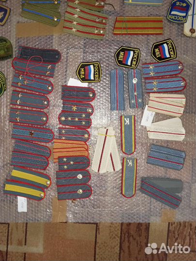 Военные артефакты: погоны СССР разные, печать