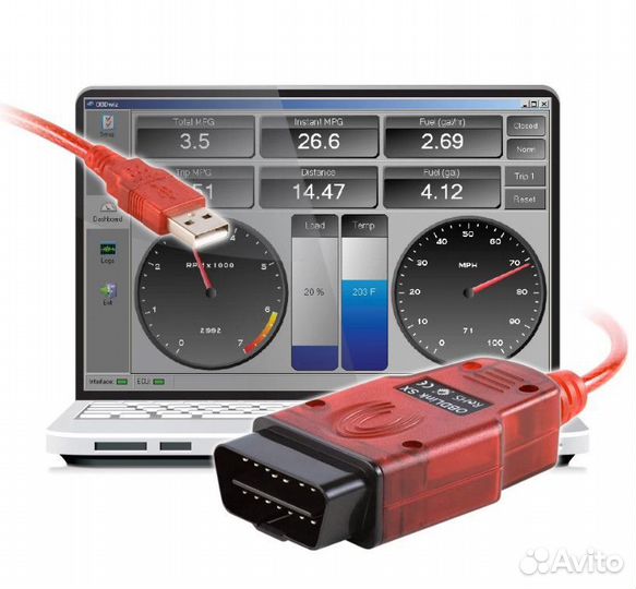 Obdlink SX / RenoLink 1.87 диагностический сканер