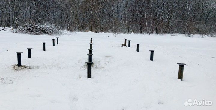 Фундамент винтовые сваи