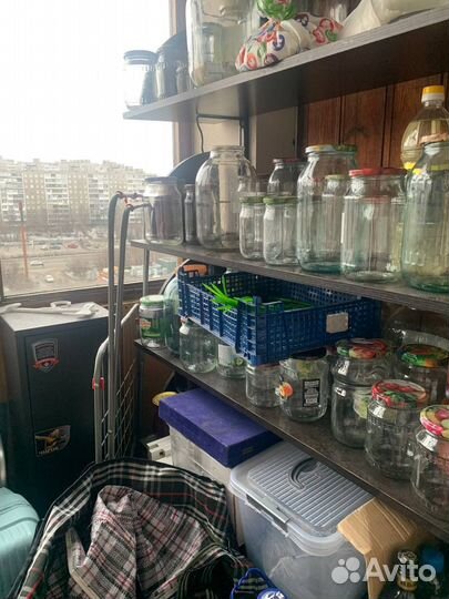 Банки стеклянные 1л, 0,7л, 0,5л