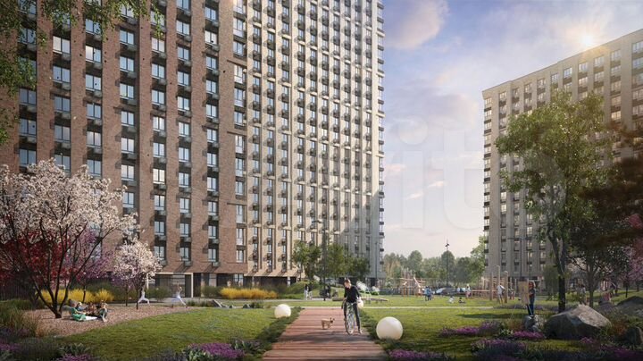 2-к. апартаменты, 54,6 м², 8/23 эт.