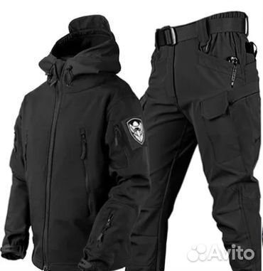 Костюм тактический черный новый