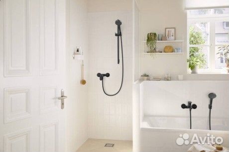 Смеситель для ванны hansgrohe 72443670 Черный