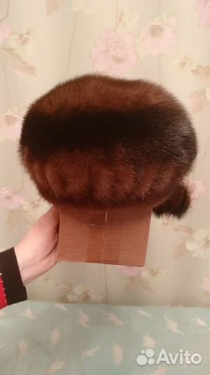 Берет женский норковый новый