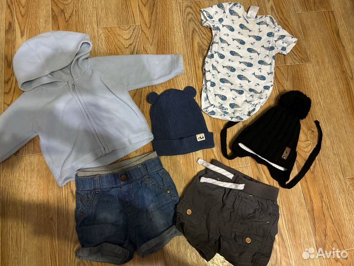 Вещи пакетом 56-68р на мальчика