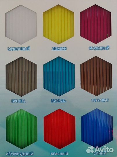 Сотовый поликарбонат для теплиц и навесов