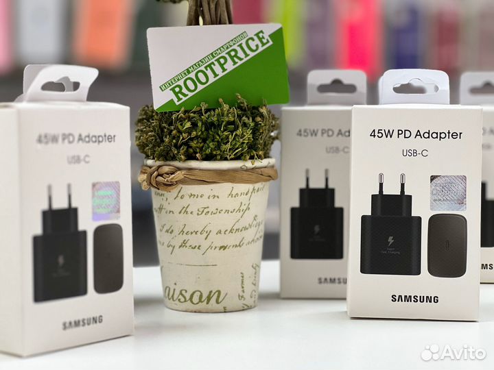 Зарядное устройство Samsung 45W PD USB-C Adapter