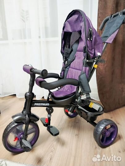 Детский трехколесный велосипед складной