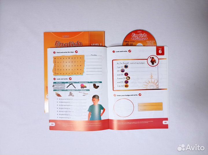English Adventure Level2/ (AB,PB,CD) новый