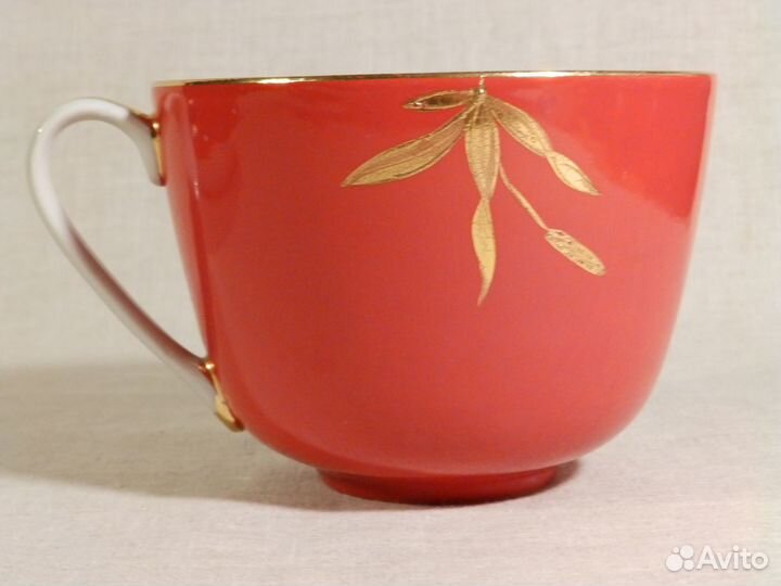 Чайная пара Мальва комплект 6шт,1962,Барановка