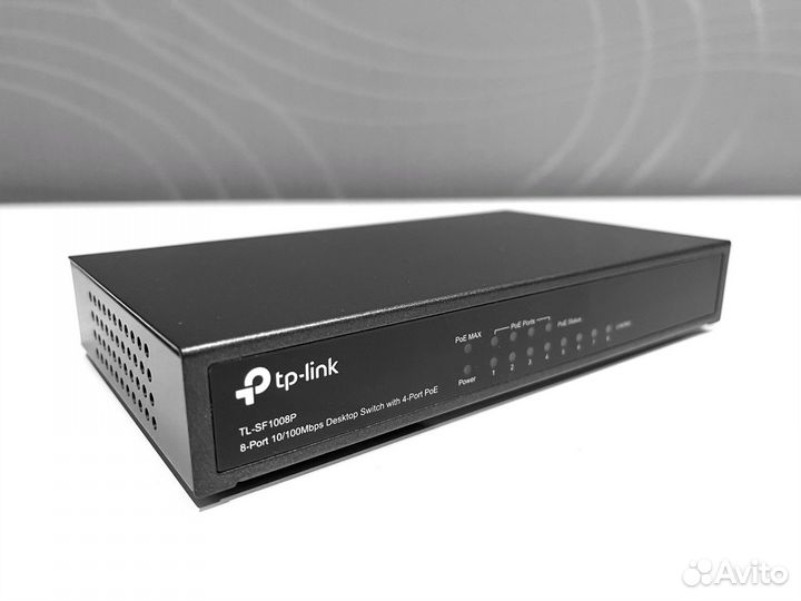 Сетевой коммутатор TP-Link TL-SF1008P 8-портовый