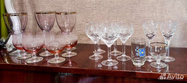 Бокалы разные