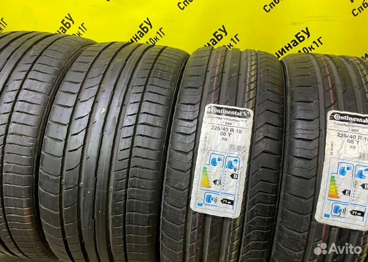 Continental ContiSportContact 5 SSR 225/40 R18 и 245/35 R18 92Y