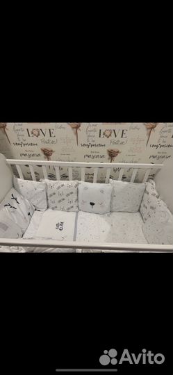 Бортики в кроватку