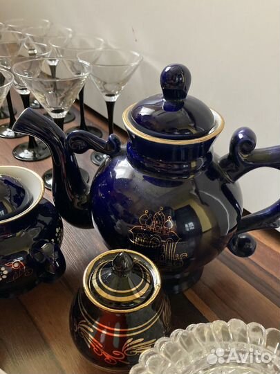 Чайники, сахарницы, посуда СССР (одним лотом)