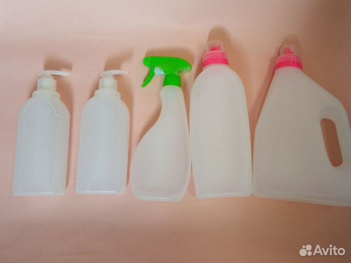 Бутылки из под бытовой химии