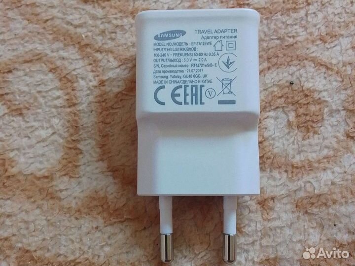 Зарядное устройство на Samsung. оригинал