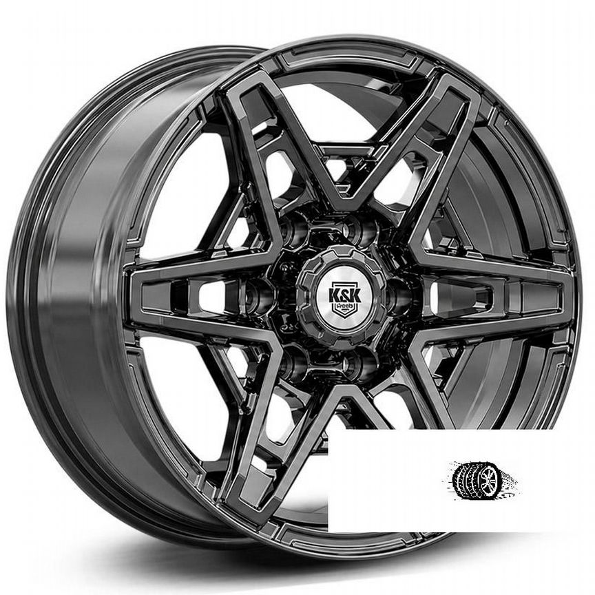 Литые диски K&K 8×R17 6×139.7