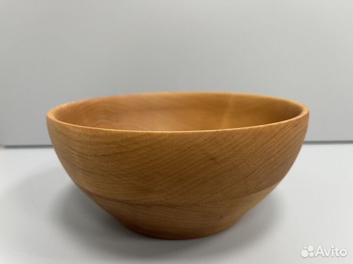 Тарелка из дерева ольхи