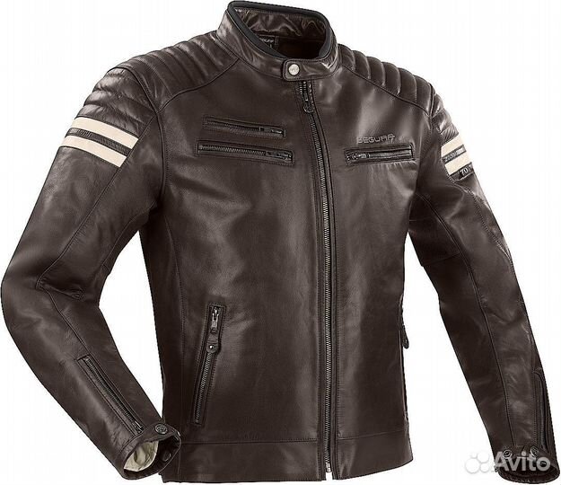 Куртка кожаная Segura funky Brown/Beige