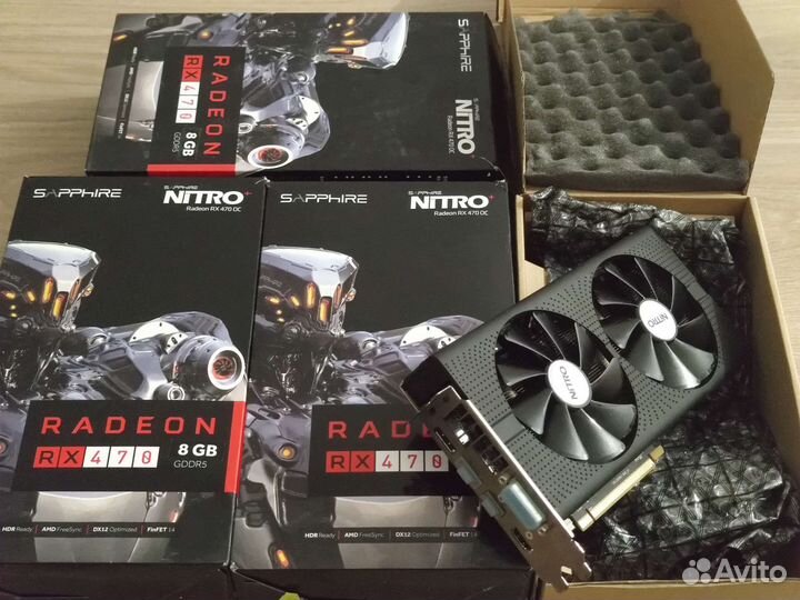 Sapphire RX 470 8Gb Nitro лот