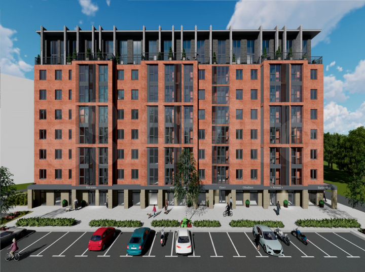 2-к. квартира, 66,9 м², 7/8 эт.