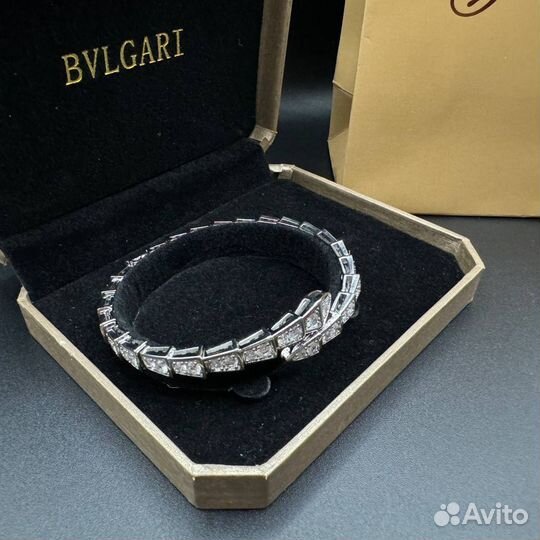 Браслет bvlgari серебро(премиум)