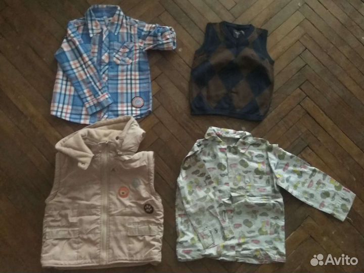 Вещи пакетом на мальчика р.86