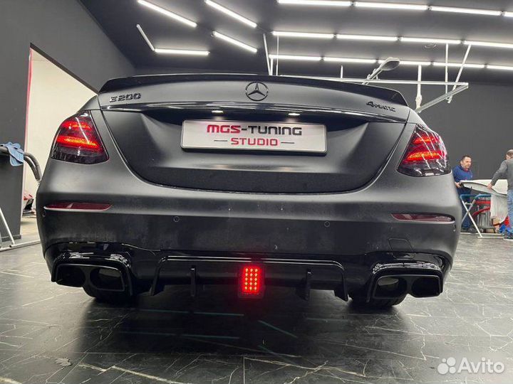 Губа решетка диффузор насадки E-class W213 дорест