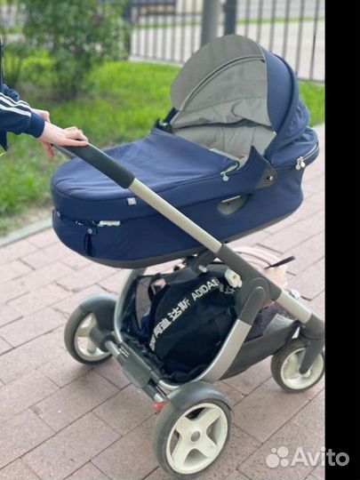 Коляска stokke crusi люлька+шасси