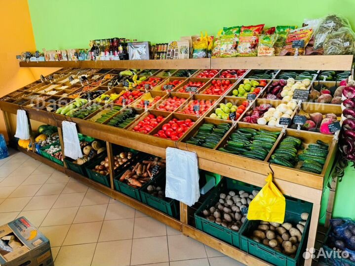 Стеллажи и полки для фруктов и овощей