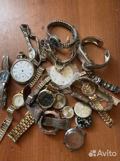Часы карманные наручные лот