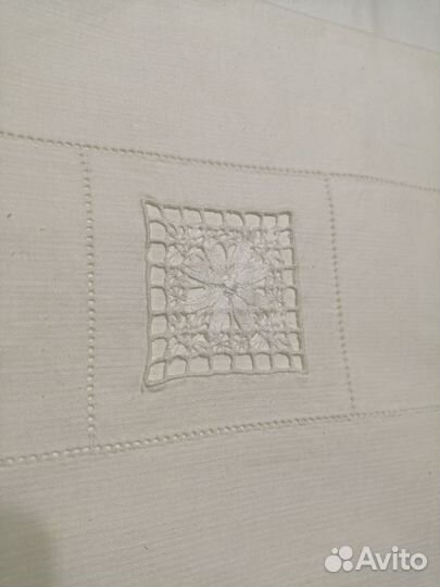 Наволочки белые СССР с вышивкой, новые
