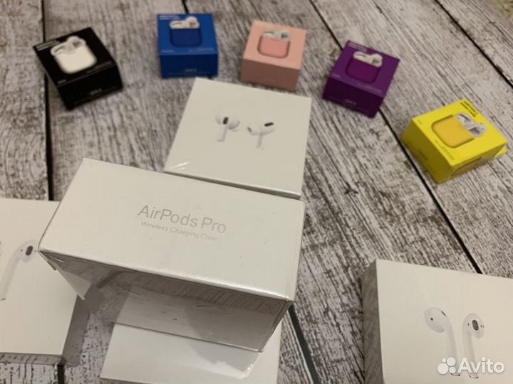 Airpods 2 / 3 / Pro / Pro 2 Гарантия + чехол