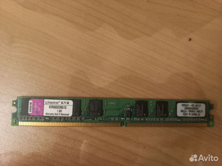 Оперативная память 2gb,1gb NCP и Kingston