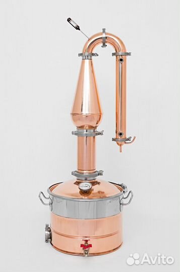 Аламбик медный вискарный с джинкорзиной