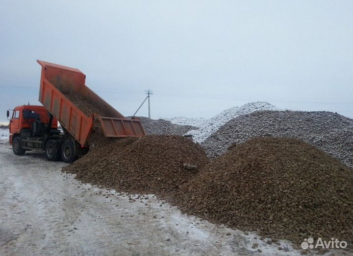 Щебень гравийный