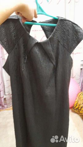 Вечернее платье 48 размер черного цвета