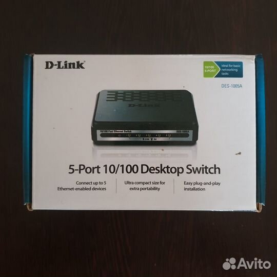 Коммутатор D-link des 1005A
