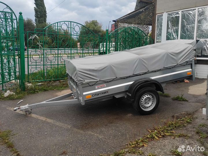 Прицеп Спутник 2513/37 низкий тент