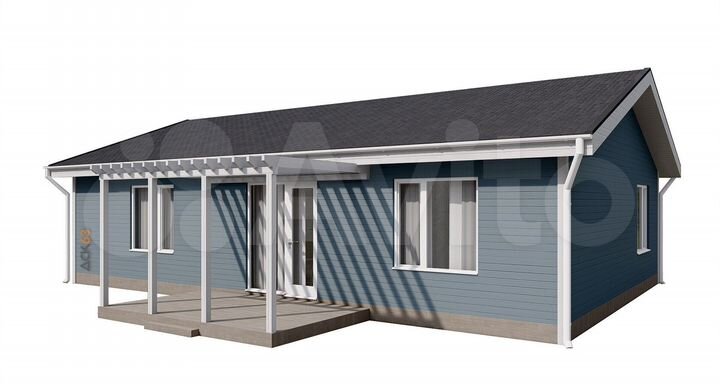 Дом 87 м² на участке 5 сот.