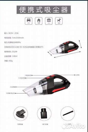 Пылесос для автомобиля