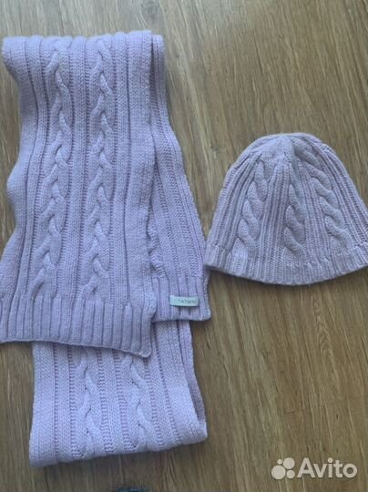 Комплект шапка и шарф женский